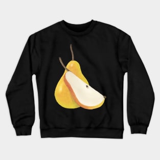 PEARS - WATERCOLOR PEAR PAINTING Crewneck Sweatshirt